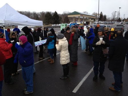MLK Day 2013 - Crowd and tent