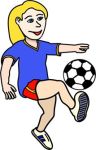 female soccer player