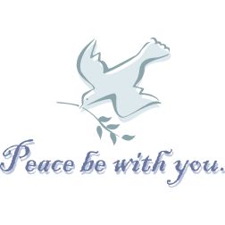 peace be with you