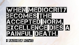 mediocrity quote